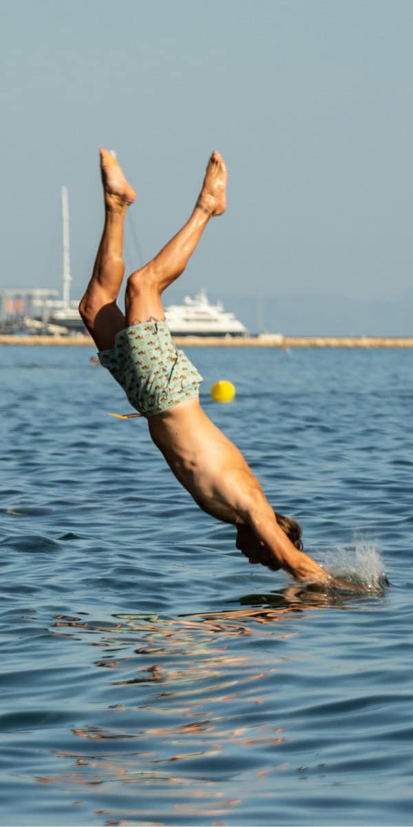 Sustainable green Peniche Mehari swimsuit