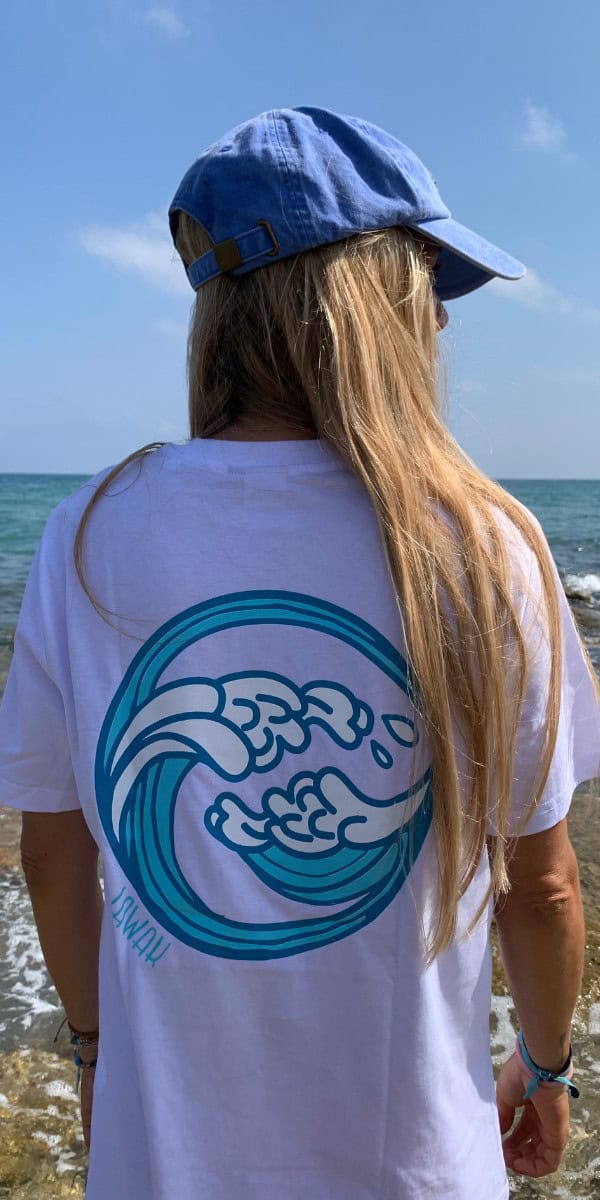 Hossegor Ola white t-shirt - Image 4