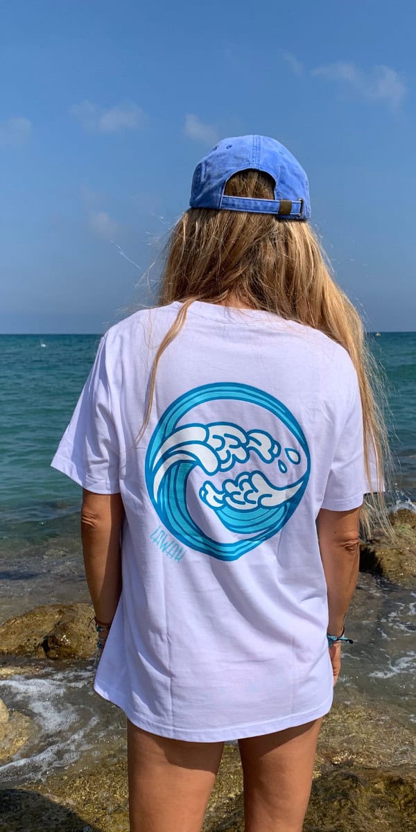 Hossegor Ola white t-shirt - Image 3