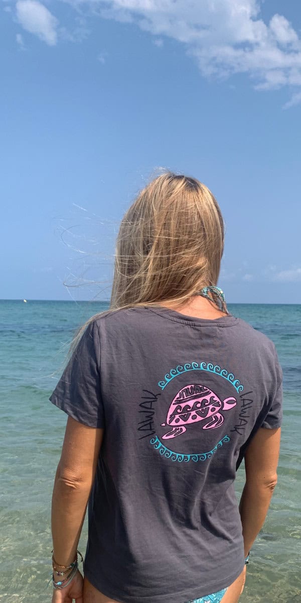 Marbella gray sustainable t-shirt