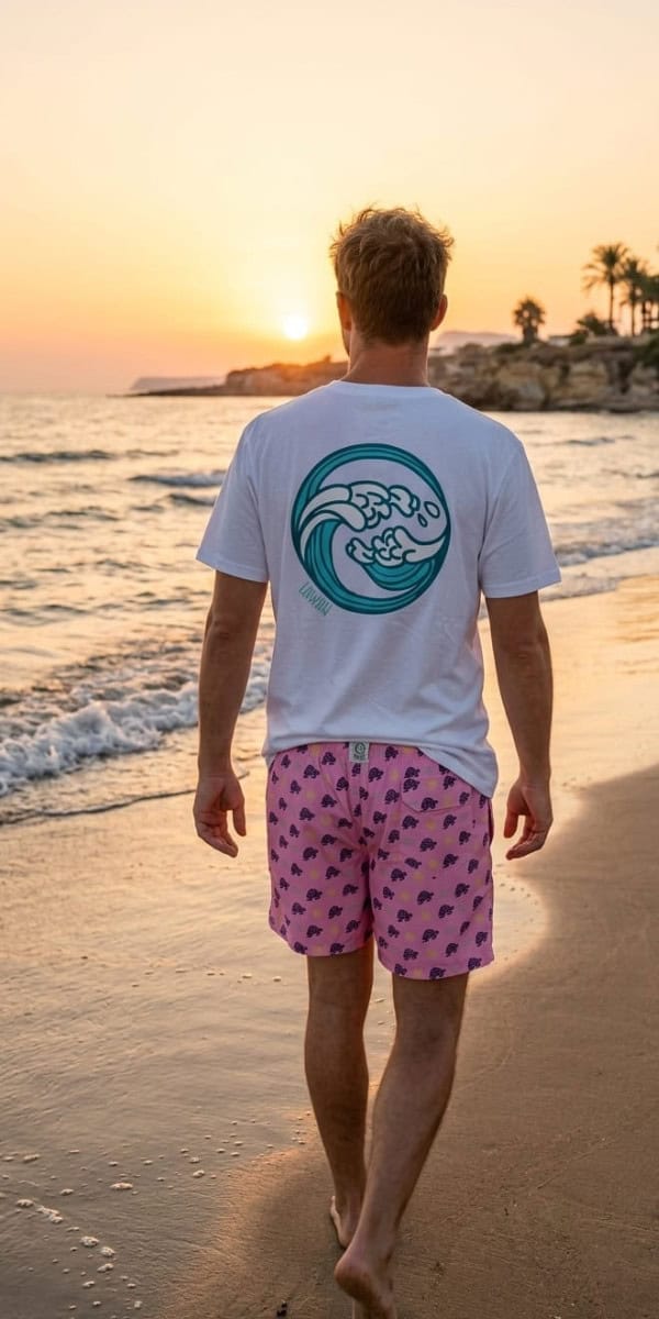 Hossegor Ola white t-shirt