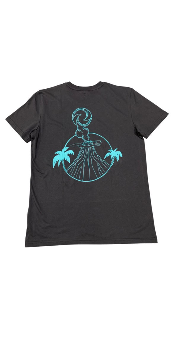 Hossegor gray volcano sustainable t-shirt