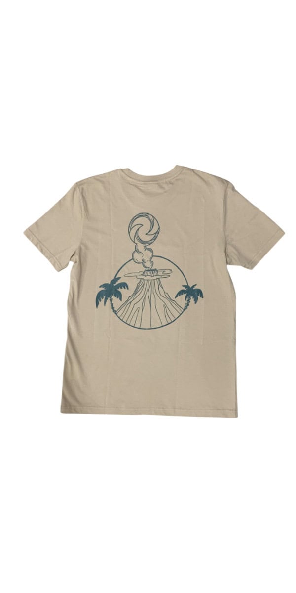Hossegor volcano sand sustainable t-shirt