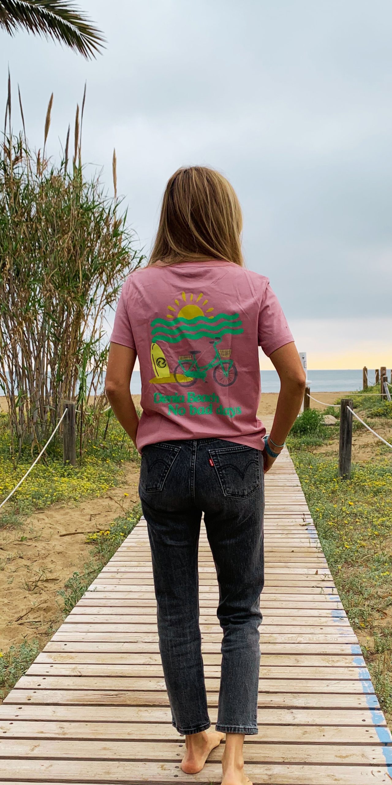 Camiseta Denia bici rosa - Imagen 5