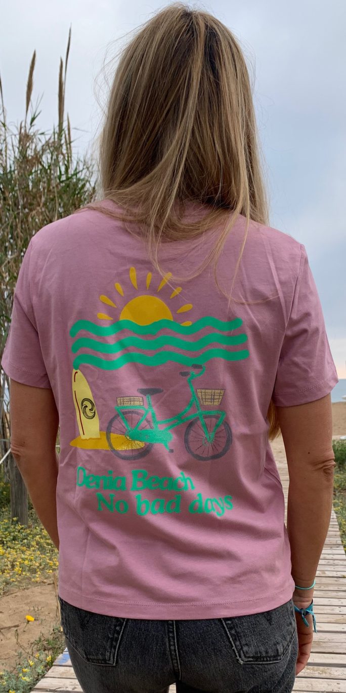 Denia pink bike T-shirt