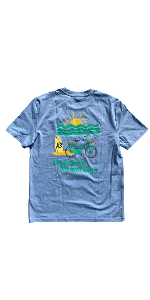 Light blue boy's bike t-shirt - Image 3