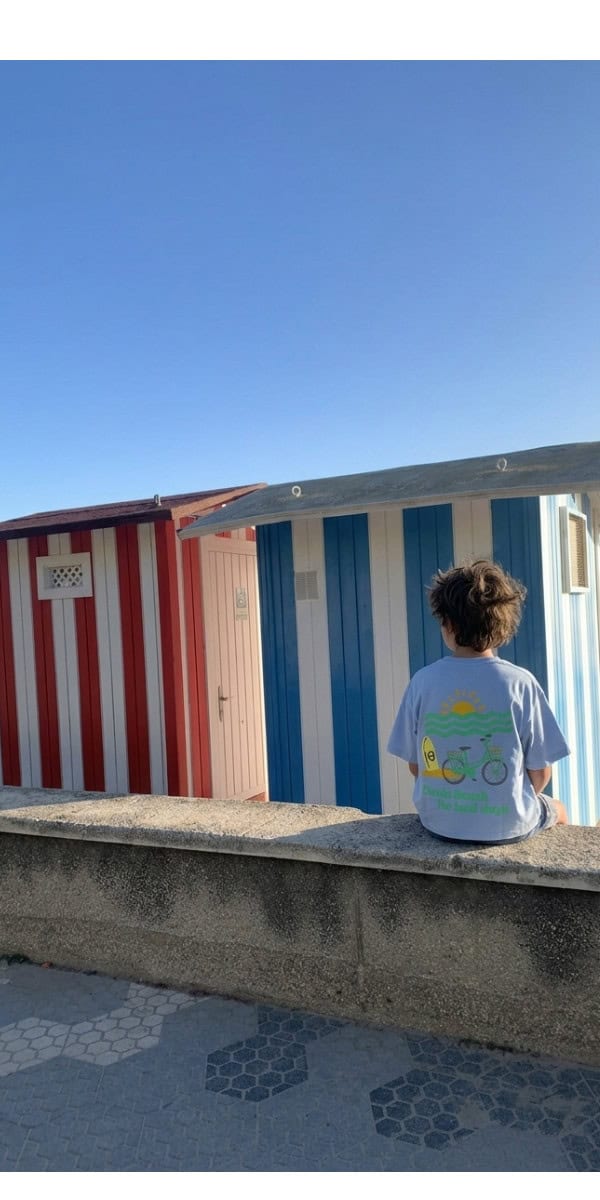 Light blue boy's bike t-shirt - Image 4