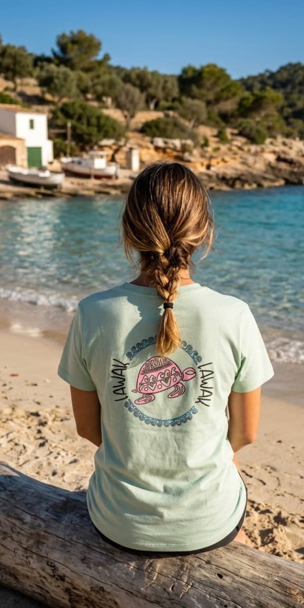 Turquoise Marbella Sustainable T-shirt