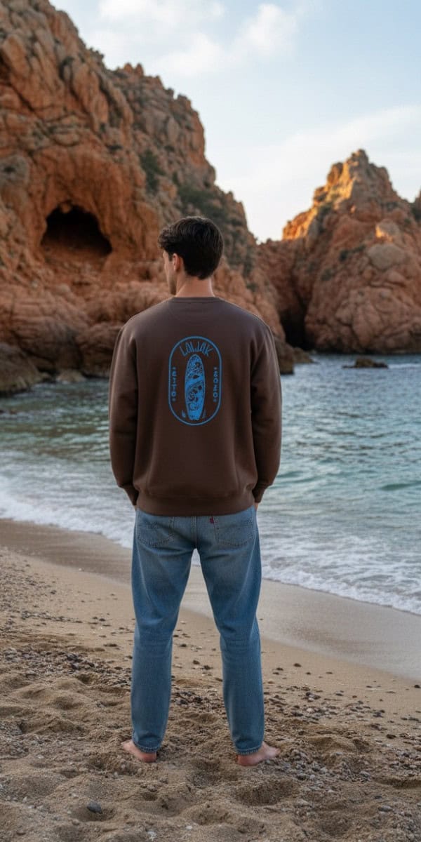 Sustainable Panama Brown Sweatshirt