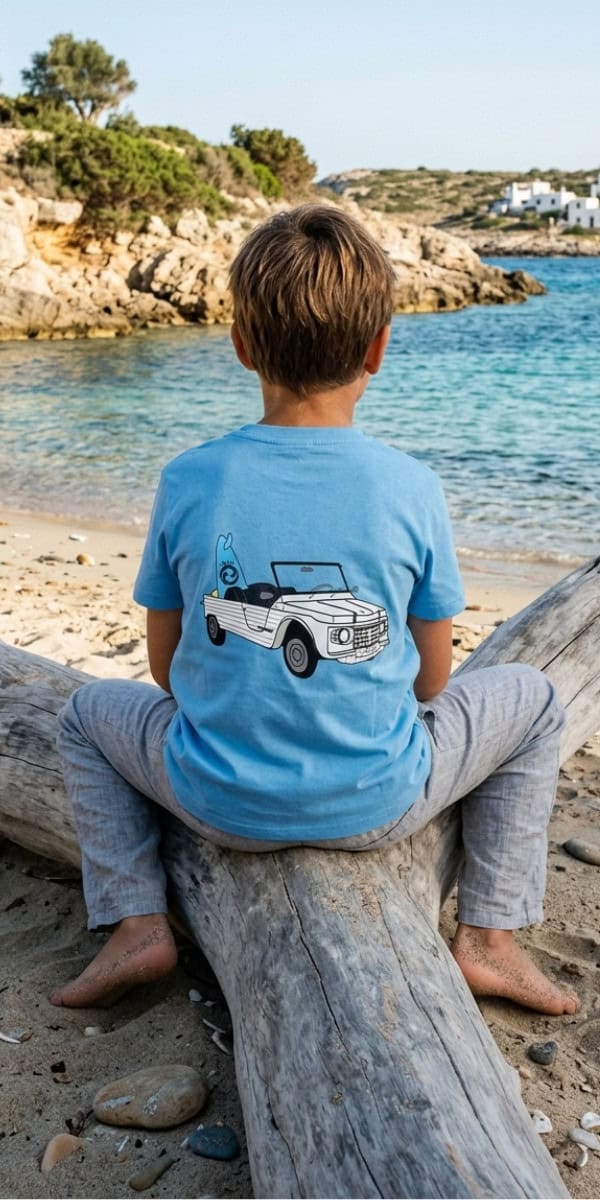 Mehari blue children's t-shirt
