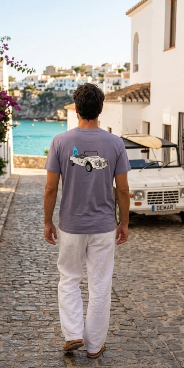 Mehari blue t-shirt