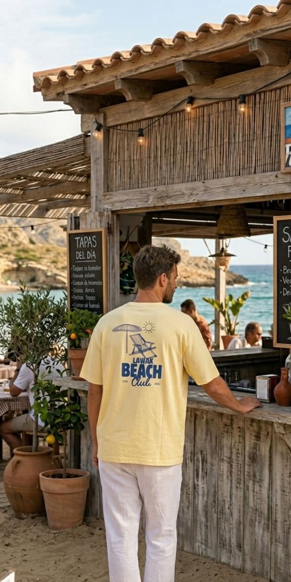 Yellow Beach Club T-shirt
