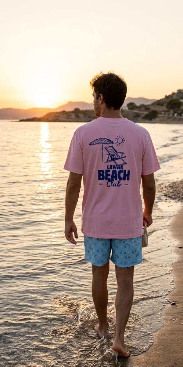 Pink Beach Club T-shirt