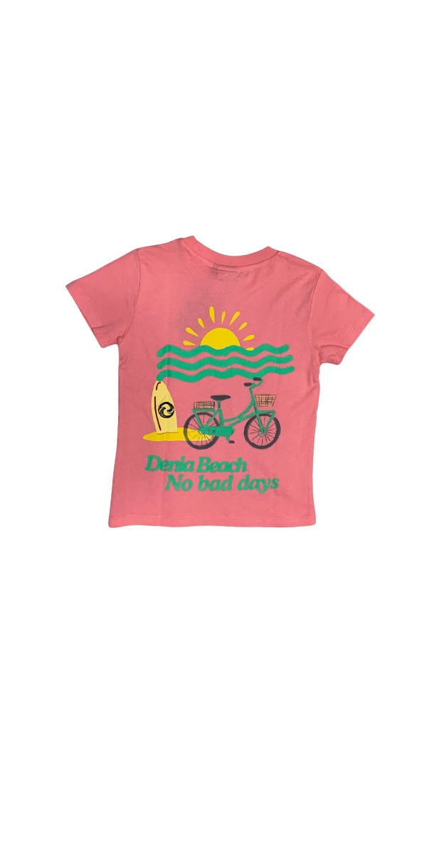 Denia beach pink children's t-shirt - Image 2