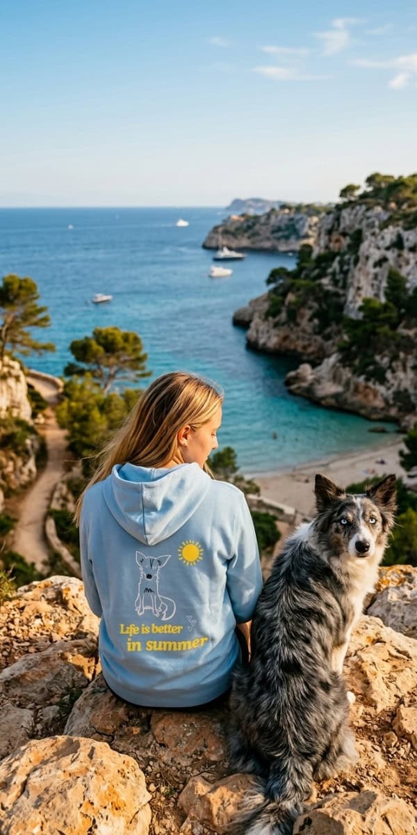 Nela Light Blue Sweatshirt