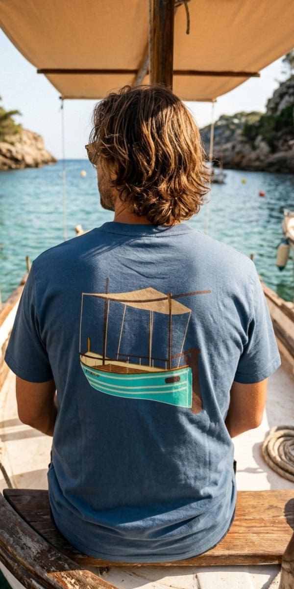 Camiseta Llaut Azul marino