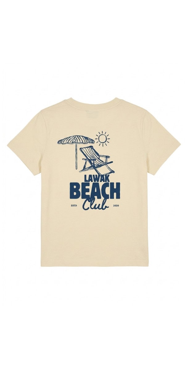 Camiseta mujer Beach Club amarillo