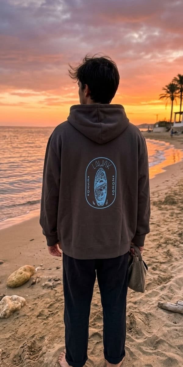Sudadera gris tabla